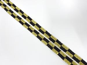 アンティーク　正絹　帯留め用　手組三分紐